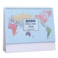 台历20192020年历定制创意简约清新办公计划本式记事本日历桌面 [竖款]相约春天