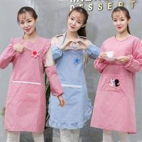 新款韩版时尚围裙成人罩衣女厨房防油马甲式坎肩夏季透气薄不起球