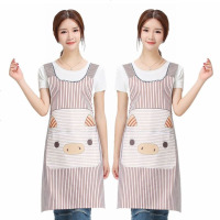 新款围裙长袖无袖防污男女时尚厨房防油成人围裙时尚反穿做饭围裙