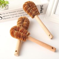 刷锅神器洗锅刷子不粘油锅刷长柄天然椰棕厨房正宗清洁家用洗碗刷