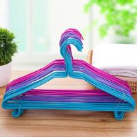 防滑大号带钩成人衣架加粗儿童晒衣架衣挂裤架塑料晾衣架衣撑子