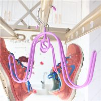 晾鞋架阳台晒鞋架不锈钢多功能挂鞋架儿童晾衣架凉鞋晒鞋神器挂钩