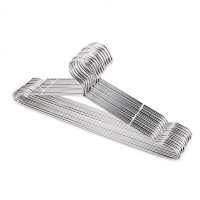 实心加粗不锈钢衣架晾衣家用无痕衣架子成人晒衣服儿童衣撑晒被子