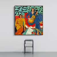 音乐 Henri Matisse 马蒂斯代表作野兽派小众艺术民宿酒吧装饰画