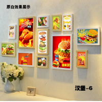 汉堡店墙贴汉堡鸡排海报图片面包坊汉堡店墙铺壁装饰贴画玻璃贴纸