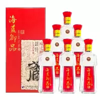 洋府 42度洋河镇海蓝御品·味之醇浓香型白酒500ml*6瓶