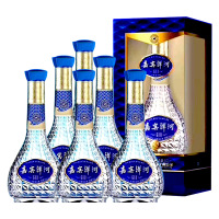 洋河42度嘉宾洋河G10浓香型白酒（内含3只手提袋）500ml*6瓶