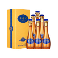 洋河42度金洋河浓香型白酒（内含3只手提袋）480ml*6瓶