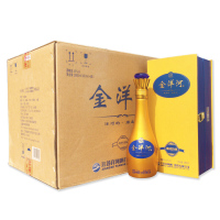 洋河52度金洋河浓香型白酒（内含3只手提袋）480ml*6瓶