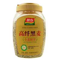智力 小麦胚芽燕麦片1.008g 罐装 早餐谷物 高纤黑麦 胚芽片即食冲饮麦片代餐粉 多种规格