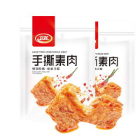 卫龙 手撕素肉 180gX 2袋装饱腹代餐蛋白素肉手撕豆干香辣素肉干素肉排制品零食小吃办公室休闲食品