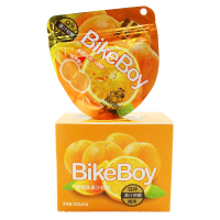 bikeboy 果汁软糖 52g*6袋 两种口味可选 网红糖爆浆糖果 水果味儿童休闲零食 （香橙味）