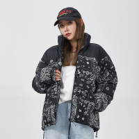 蒙洛里克2024冬季新款棉衣男士韩版潮流立领棉服潮牌拼色外套88016