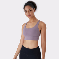 蒙洛里克美背瑜伽服运动内衣女外穿健身背心防震聚拢裸感文胸C2907