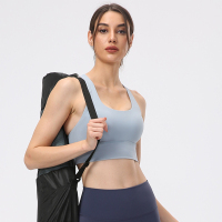 蒙洛里克瑜伽文胸运动内衣女防震跑步外穿聚拢瑜伽服背心训练文胸健身上衣夏新款
