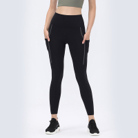 蒙洛里克瑜伽裤女夏季薄款高腰提臀外穿健身裤无缝裸感蜜桃臀运动裤紧身裤