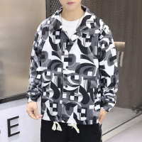 蒙洛里克2024新款男士外套立领春秋季韩版潮流百搭宽松上衣服夹克男装762215