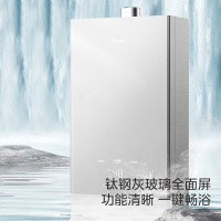 美的 JSQ30-XP6 Pro 恒温式燃气热水器 玄武灰 天然气 12T 电辅加机械防冻