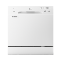 美的全厨洗碗机V6 独嵌两用 台面放置/灶下/中柜/槽下可装 15套 白色