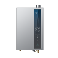 美的 JSLQ27-16LN1S 冷凝式燃气热水器 钛钢灰 12T天然气 电辅加机械防冻