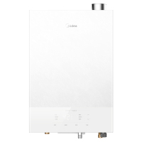 美的JSLQ27-M10A Plus 恒温式燃气热水器 极地白 12T天然气 电辅加机械防冻
