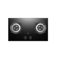 老板(Robam)燃气灶双灶嵌入式可调节尺寸大火力猛火灶钢化玻璃面板 5.2kW大火力57B0X 天然气