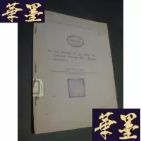 正版旧书on the biology of the black fly 黑蝇生物学 以图为准 民国期间B-Y-D