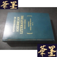 正版旧书ANTHOLOGY OF AMERICAN LITERATURE VOLUME I Part 2 美国文学