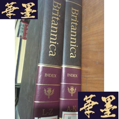 正版旧书Encyclopaedia Britannica A-K L-ZB-Y-D