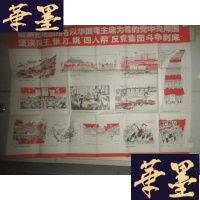 正版旧书宣传画 最紧密地团结在以华为首的党中央周围坚决同四人帮反党集团斗争到底B-Y-D