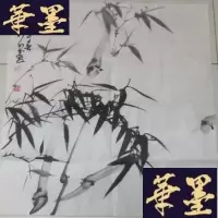 正版旧书何国民 四尺斗方 墨竹B-Y-D