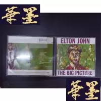 正版旧书Elton john: the big picture(1CD带歌词072Y-D-S-D