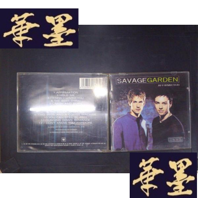 正版旧书Savage Garden: affirmation(1CD带歌词)010Y-D-S-D