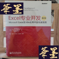 正版旧书Excel专业开发:Microsoft Excel及VBA应用开发权威指南Y-D-S-D