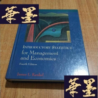 正版旧书Introductory Statistics for Management 介绍统计管理J-M-S-D