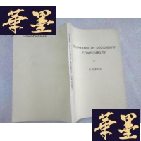 正版旧书可数性 可判定性 可计算性 译自德文.J-A-S-Z