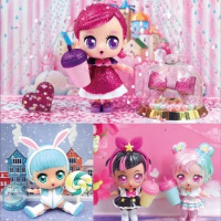 正版亿奇猜猜乐一起芭比盲盒lol惊喜娃娃美发玩具女孩二代拆拆蛋 弹跳款娃娃（更高几 率开出稀有款） 正品