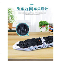 火车玩具电动高铁动车万向和谐号仿真模型儿童轨道车男孩小火车a 和谐号小号59cm声光万向轮送工程车电池