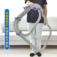 儿童玩具电动轨道车赛车跑道益智赛道合金汽车小火车男孩3-6岁4-5 机场(2只电动车+9合金车 (充电器
