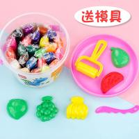 24色得力大号彩泥套装男孩宝宝幼儿园儿童学生专用安全无毒橡皮泥3d轻质黏土手工制作玩具桶装带模具 女生款/1桶24色