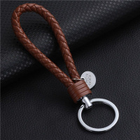 韩国可爱汽车钥匙扣男女士创意情侣钥匙扣个性钥匙链圈环包包挂件 精钢咖啡色