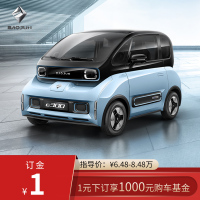 【订金】新宝骏E300 支付1元抵1000元【新车整车新能源轿车】