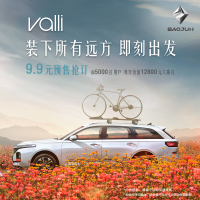 新宝骏Valli（向往）9.9元预售抢订 前5000名尊享价值12800元六重礼