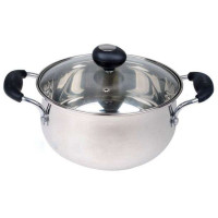 爱仕达(ASD)汤锅 不锈钢营养汤锅 无滴漏锅口边缘 密封性好