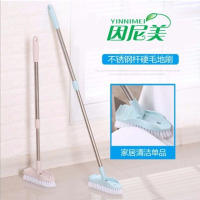 可伸缩长柄地板刷浴室地板清洁刷子硬毛刷卫生间浴缸瓷砖清洁刷