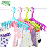 梦格雅防风晾衣夹多夹子晒袜子内衣服塑料裤架宝宝多功能晾衣架