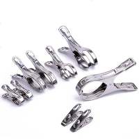 大夹子不锈钢晾被子衣夹晾衣物夹小晒被子衣架防风夹被夹多个装