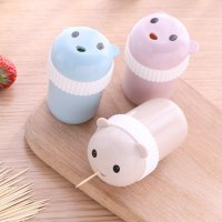 创意可爱卡通牙签盒个性家用简约便携牙签瓶塑料餐厅牙签罐