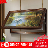 美式大气超长款电表箱装饰画可定制大尺寸电闸电源配电箱遮挡挂画