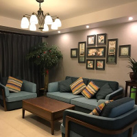 美式装饰画客厅沙背景墙欧式田园乡村餐厅墙画卧室壁画组合挂画